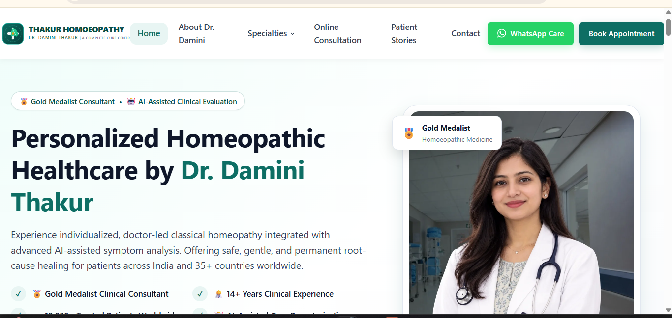 Dr. Damini Thakur Homeopathy